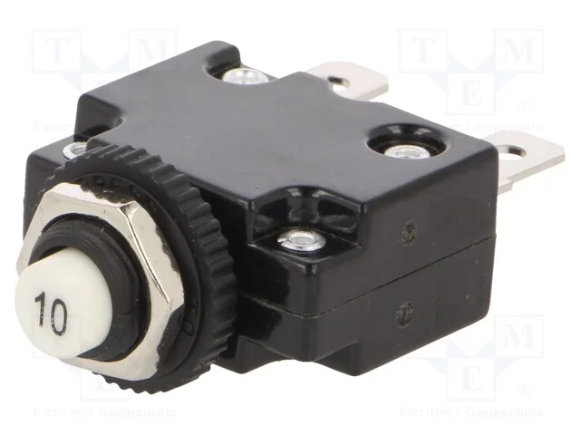 Fusível: Térmico, 10a, Imax: 1ka, 125v,250v, 32vdc,50vdc