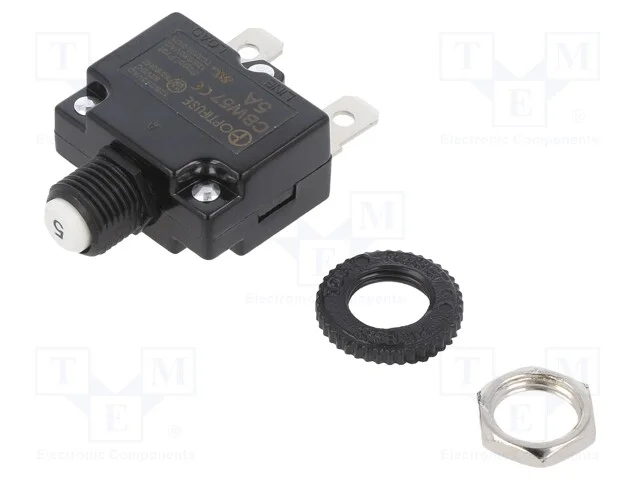 Fusível: Térmico, 5a, Imax: 1ka, 125v,250v, 32vdc,50vdc