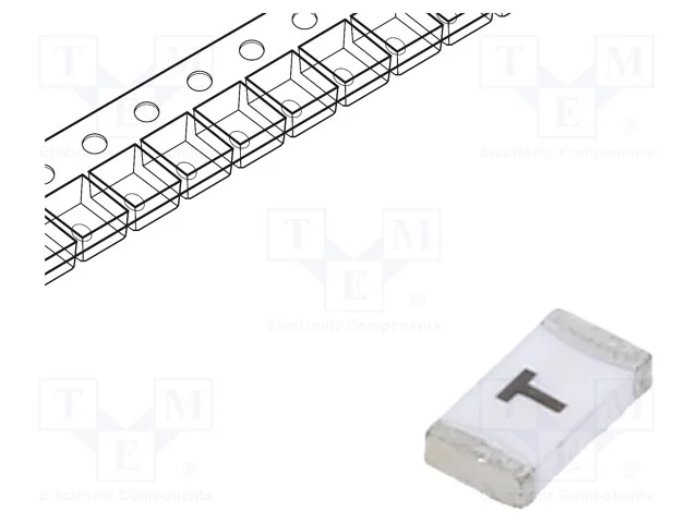 Fusível: baixa tensão, retardado, 5A, 63VDC, SMD,.