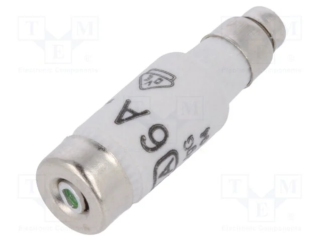 Fusível: Baixa Tensão, Gg,Gl, 6a, 400vac, Cerâmico,Industrial, D01