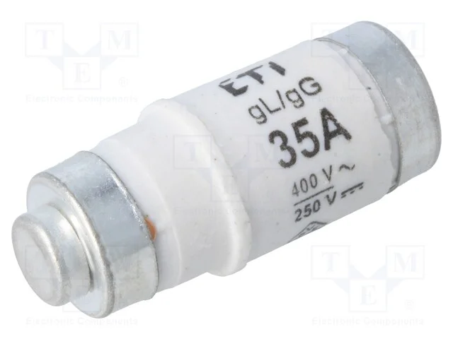 Fusível: Baixa Tensão, Gg,Gl, 35a, 400vac, 250v, Industrial, D02