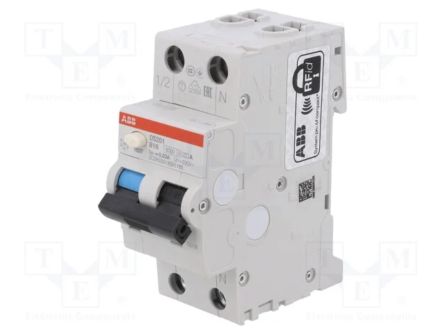 Interruptor de Circuito Diferencial, Inom: 16a, Polos: 1+N, Ip20