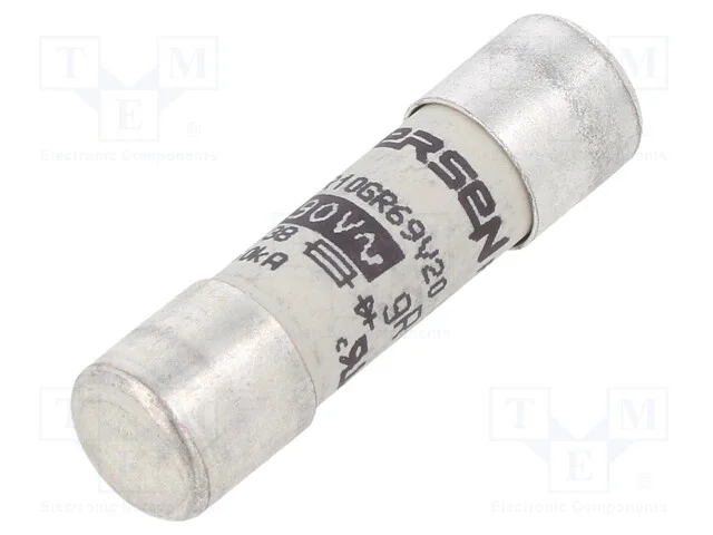 Fusível: Baixa Tensão, Gr,Super-Imediato, 20a, 690vac, 10x38mm