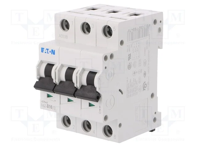Disjuntor Contra Sobreintensidades, 230/400vac, Inom: 16a, Car: B