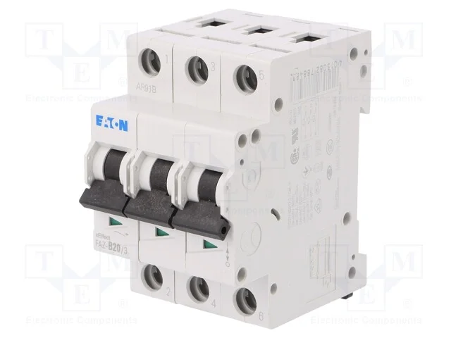 Disjuntor Contra Sobreintensidades, 230/400vac, Inom: 20a, Car: B