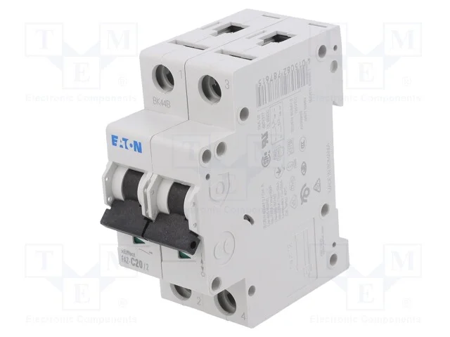 Disjuntor Contra Sobreintensidades, 230/400vac, Inom: 20a, Car: C