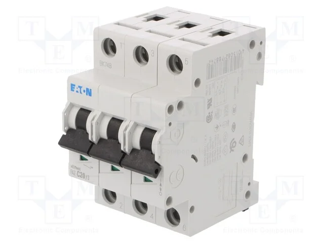 Disjuntor Contra Sobreintensidades, 230/400vac, Inom: 20a, Car: C