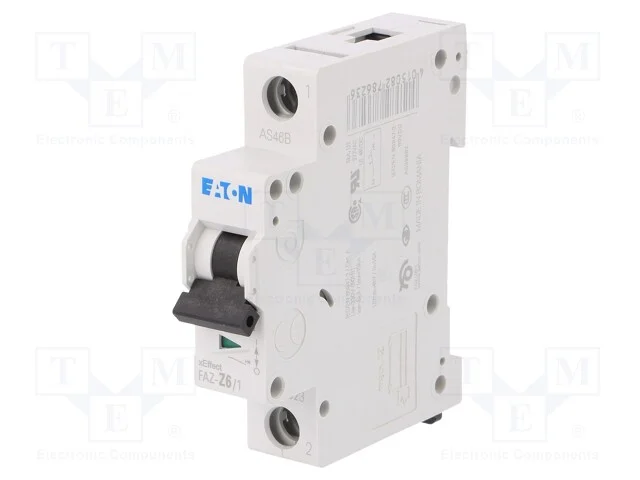 Disjuntor Contra Sobreintensidades, 230/400vac, Inom: 6a, Car: Z