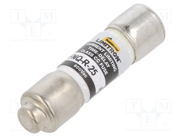 Fusível: Baixa Tensão, Retardado, 25a, 600vac, 10,3x38mm