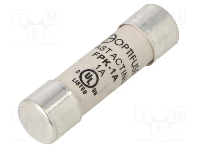 Fusível: Baixa Tensão, Rápido, 1a, 600vac, 600vdc, 10,3x38mm