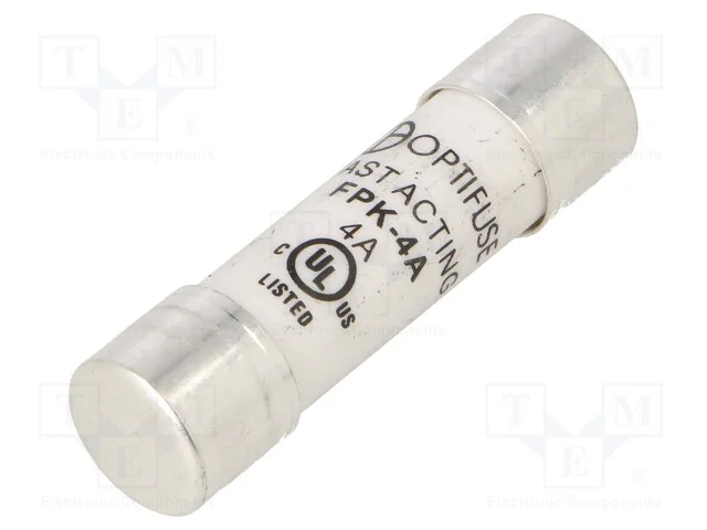 Fusível: Baixa Tensão, Rápido, 4a, 600vac, 600vdc, 10,3x38mm