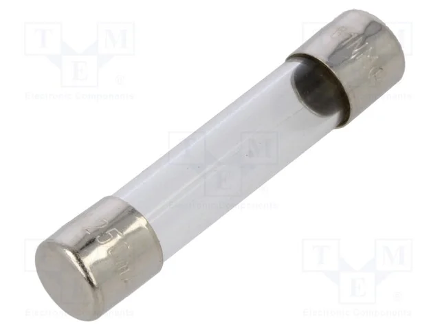 Fusível: Baixa Tensão, Rápido, 250ma, 250vac, de Vidro, 6,3x32mm