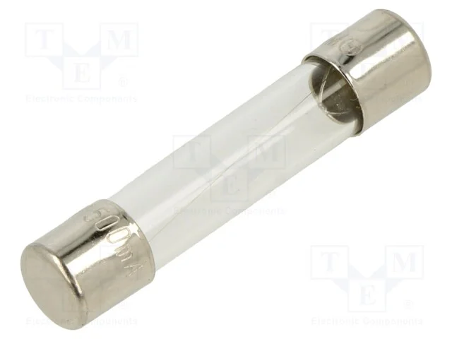 Fusível: Baixa Tensão, Rápido, 500ma, 250vac, de Vidro, 6,3x32mm