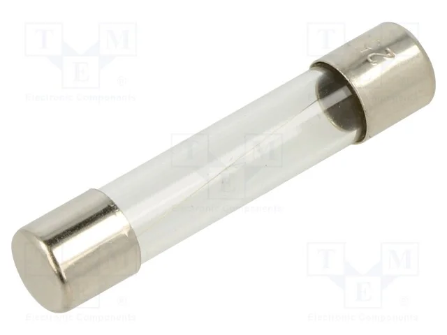 Fusível: Baixa Tensão, Rápido, 750ma, 250vac, de Vidro, 6,3x32mm