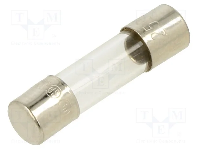 Fusível: Baixa Tensão, Rápido, 125ma, 250vac, de Vidro, 5x20mm