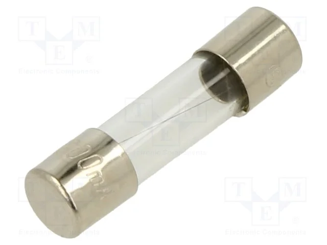 Fusível: Baixa Tensão, Rápido, 200ma, 250vac, de Vidro, 5x20mm