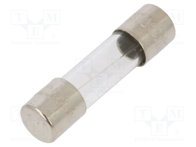 Fusível: Baixa Tensão, Rápido, 6,3a, 250vac, de Vidro, 5x20mm