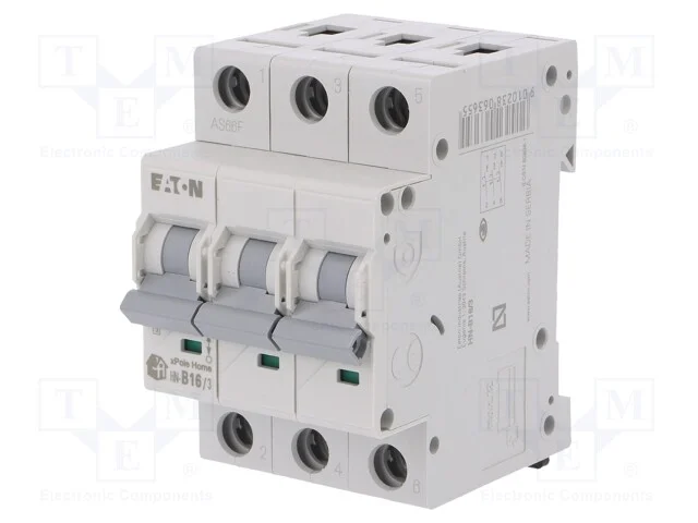 Disjuntor Contra Sobreintensidades, 230/400vac, Inom: 16a, Car: B