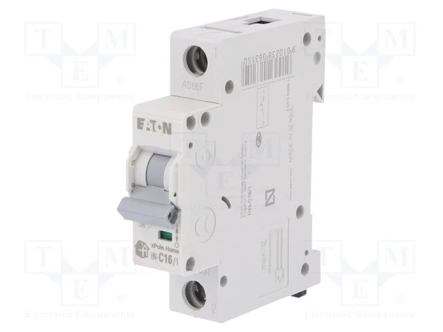 Disjuntor Contra Sobreintensidades, 230/400vac, Inom: 16a, Car: C