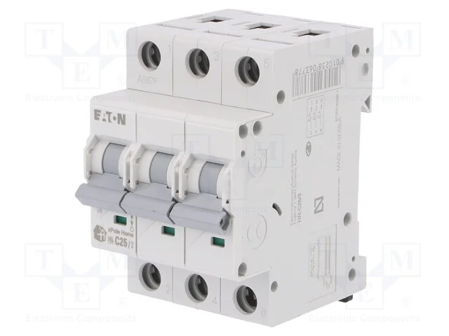 Disjuntor Contra Sobreintensidades, 230/400vac, Inom: 25a, Car: C