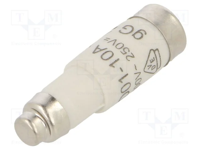 Fusível: Baixa Tensão, Gg,Retardado, 10a, 400vac, 250vdc, D01