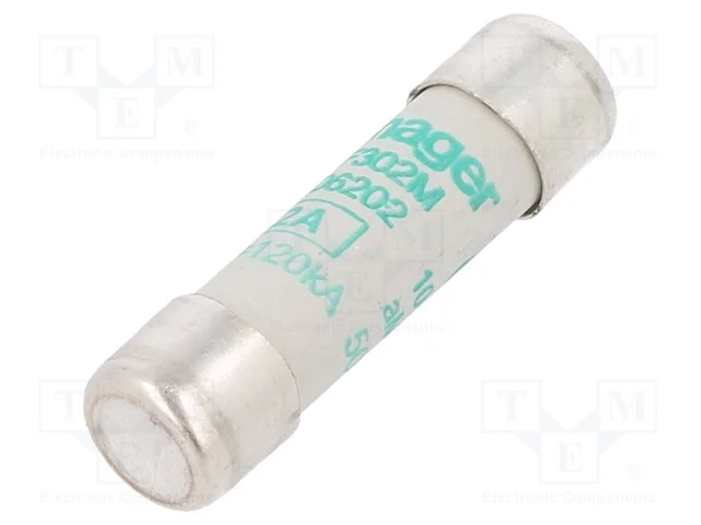 Fusível: Baixa Tensão, Am,Retardado, 2a, 500vac, 10x38mm