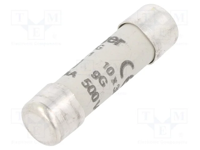 Fusível: Baixa Tensão, Gg,Retardado, 10a, 500vac, 10x38mm