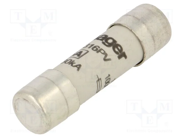 Fusível: Baixa Tensão, Gpv,Retardado, 16a, 1kvdc, 10x38mm