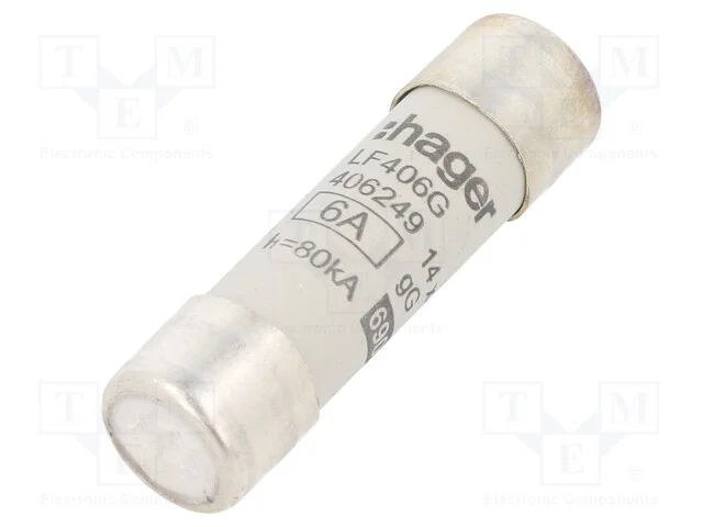 Fusível: Baixa Tensão, Gg, 6a, 690vac, Cilíndrico,Industrial