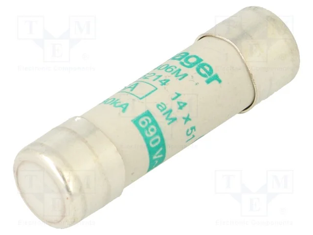 Fusível: Baixa Tensão, Am, 6a, 690vac, Cilíndrico,Industrial