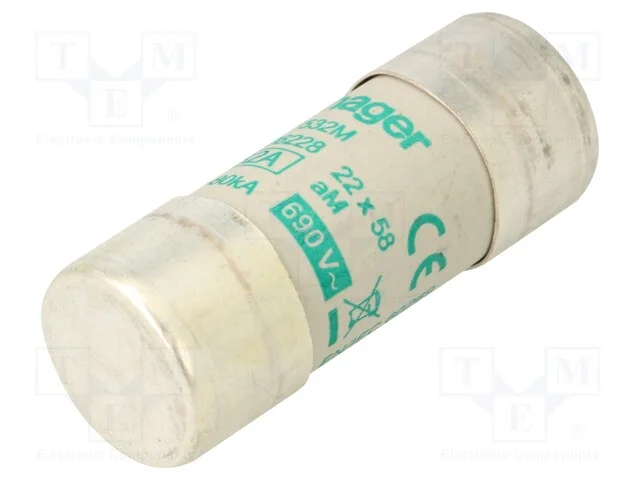 Fusível: Baixa Tensão, Am, 32a, 690vac, Cilíndrico,Industrial