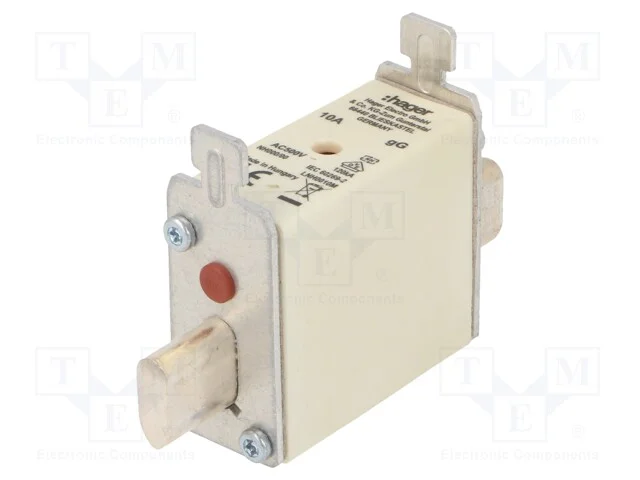 Fusível: Baixa Tensão, Gg, 10a, 500vac, Industrial, Nh000
