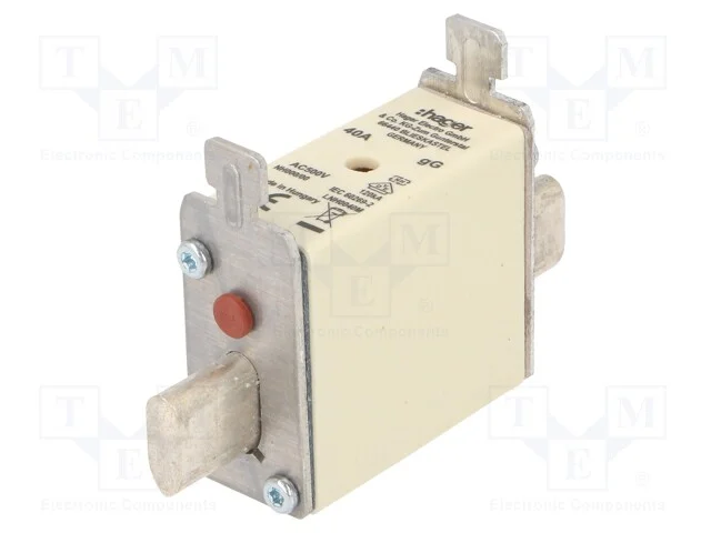 Fusível: Baixa Tensão, Gg, 40a, 500vac, Industrial, Nh000