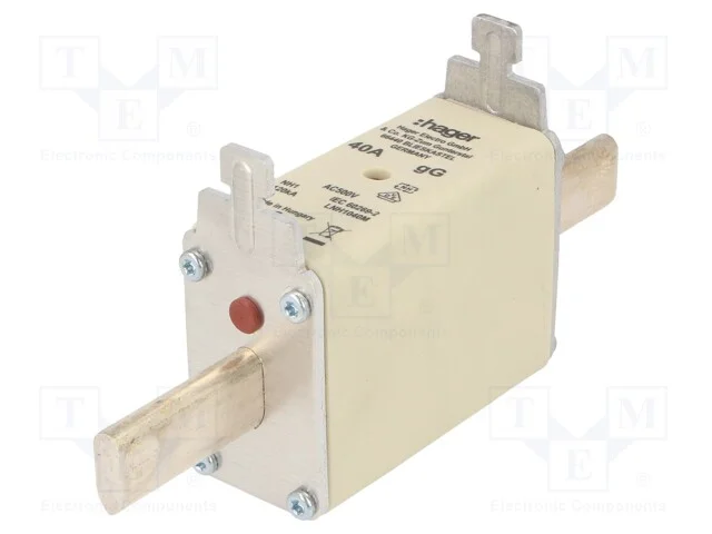 Fusível: Baixa Tensão, Gg, 40a, 500vac, Industrial, Nh1c