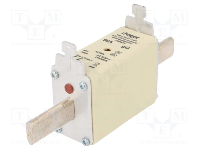 Fusível: Baixa Tensão, Gg, 50a, 500vac, Industrial, Nh1c