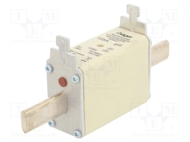 Fusível: Baixa Tensão, Gg, 125a, 500vac, Industrial, Nh1c