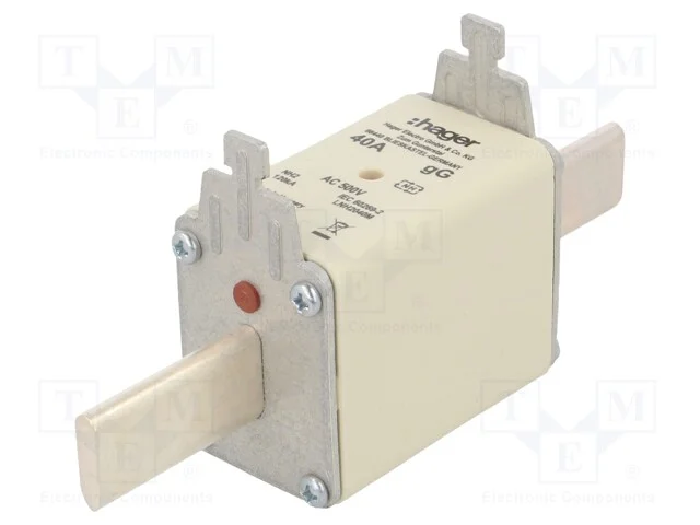 Fusível: Baixa Tensão, Gg, 40a, 500vac, Industrial, Nh2