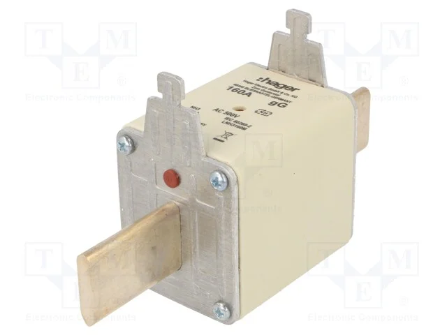 Fusível: Baixa Tensão, Gg, 160a, 500vac, Industrial, Nh3c