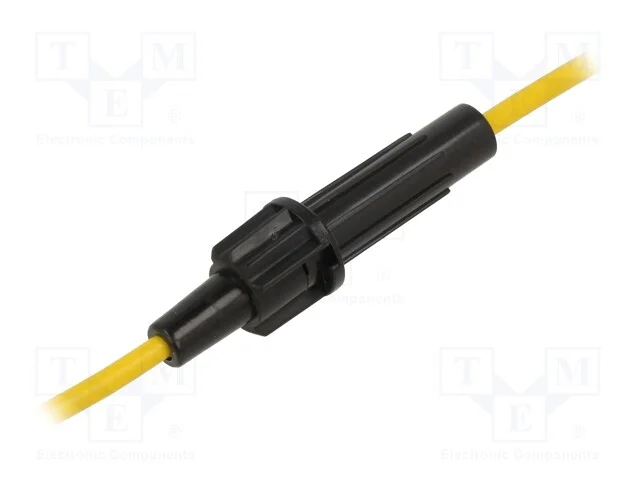Tomada, Fusíveis Cilíndricos, 6,3x32mm, Imax: 20a, Contatos: Latão