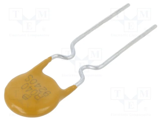 Fusível: de polímero PTC, 400mA, Imax: 40A, PCB,T.