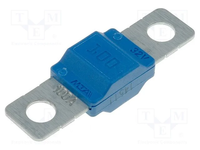 Fusível: Baixa Tensão, 100a, 32vdc, Automotivo, 40mm, Midival