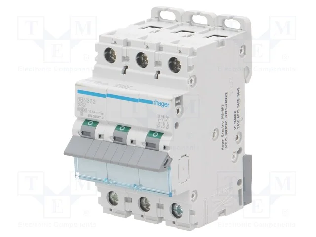 Disjuntor Contra Sobreintensidades, 230/400vac, Inom: 32a, Car: B