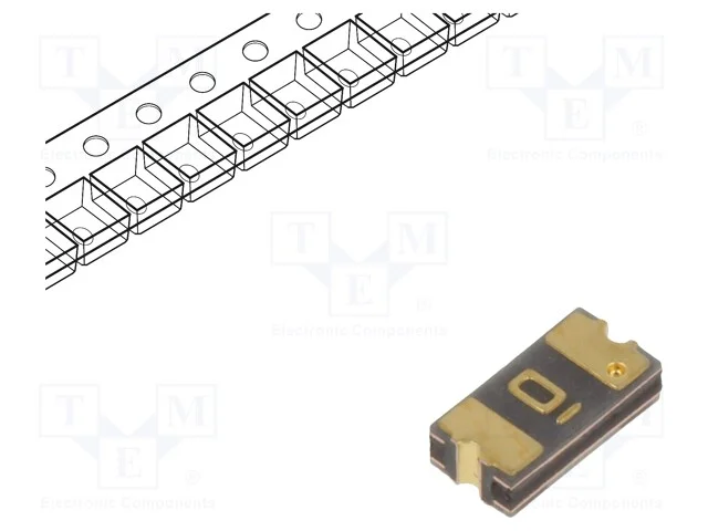 Fusível: de polímero PTC, 120mA, 30VDC, PCB,SMT, .