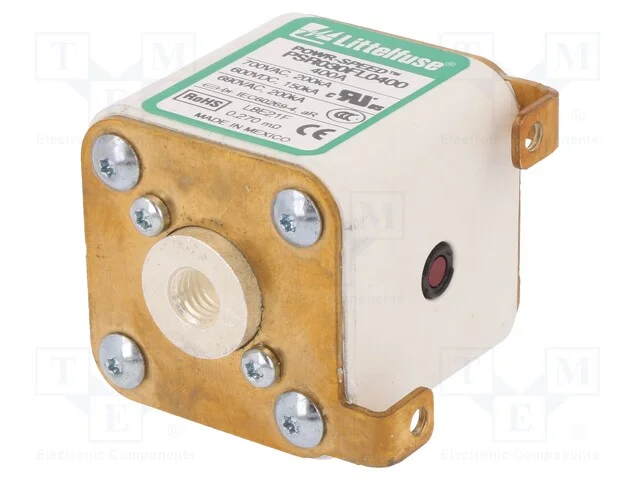 Fusível: Baixa Tensão, Super-Imediato, 400a, 690vac, 600vdc, Psr