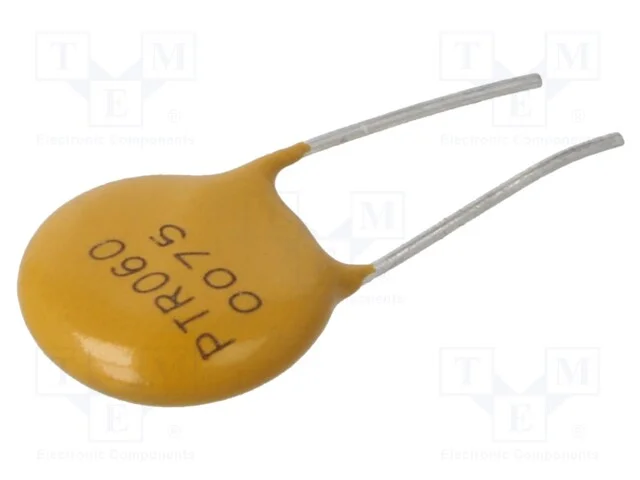 Fusível: de polímero PTC, 750mA, Imax: 40A, THT, .