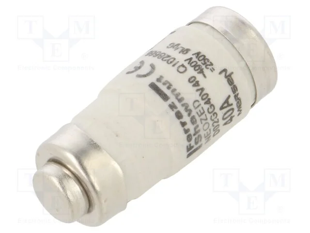 Fusível: Baixa Tensão, Gg, 40a, 400vac, 250vdc, Industrial, D02