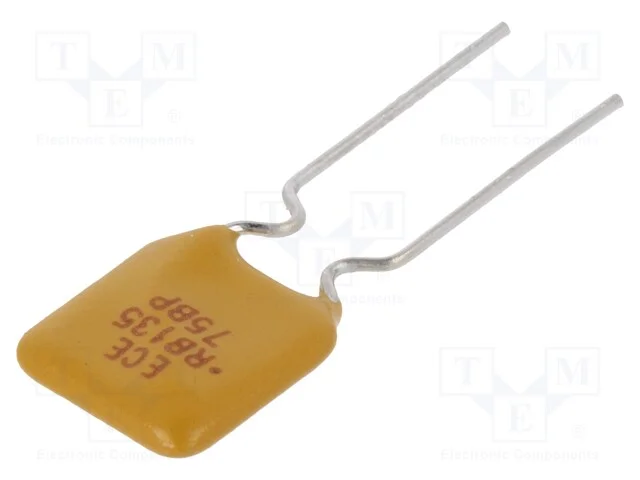 Fusível: de Polímero Ptc, 1,35a, 8,9x13,5mm, 5,1mm, 0,51x7,6mm