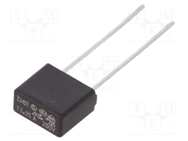 Fusível: Baixa Tensão, Retardado, 1,25a, 250vac, 8,4x4x7,7mm, Rst