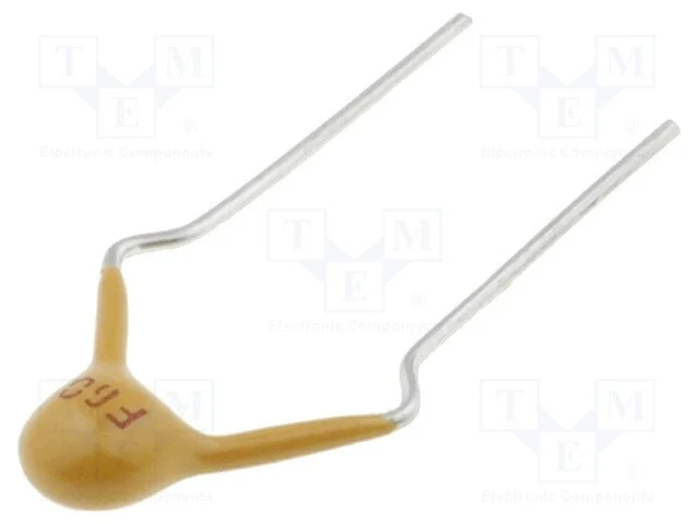 Fusível: de polímero PTC, 50mA, 5mm
