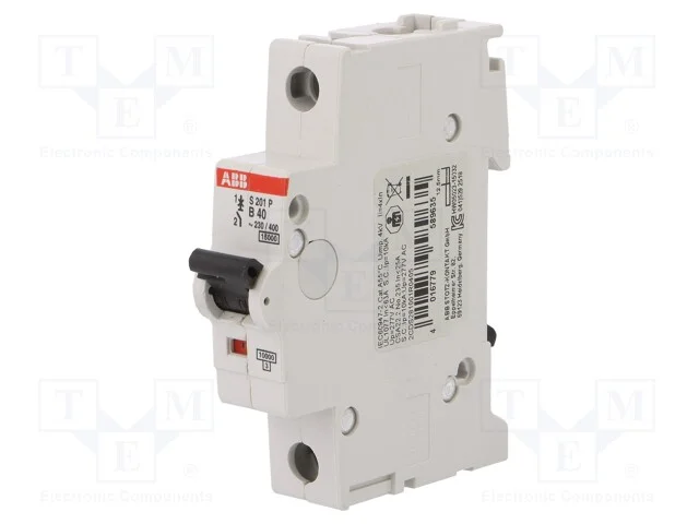 Disjuntor Contra Sobreintensidades, 230/400vac, Inom: 40a, Car: B
